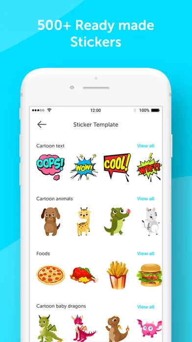 Capturas de tela do Sticker Maker- Creator Studio