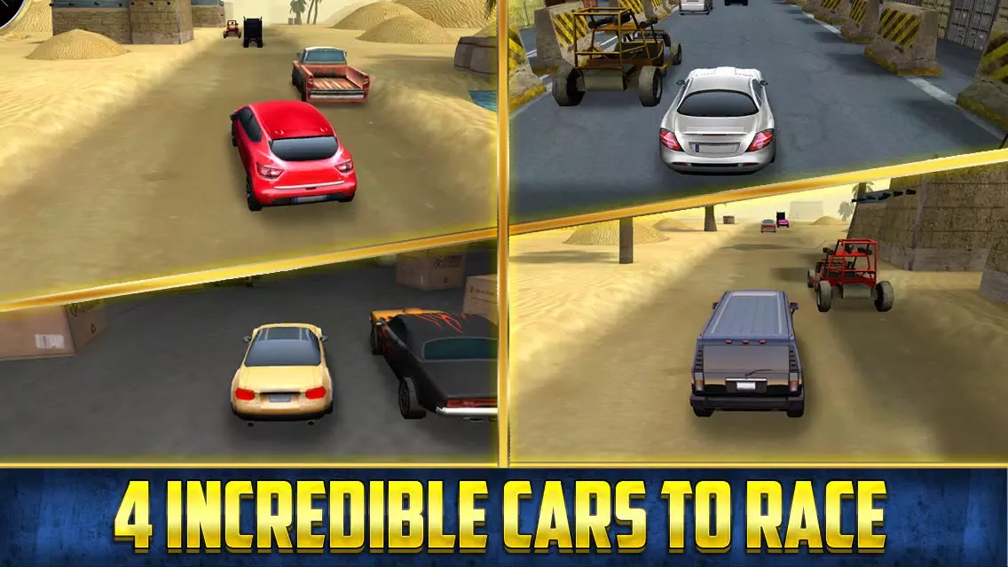 3D Monster Truck Crazy Desert Rally Temple Race - An Offroad Escape Run Free Racing Game স্ক্রিনশট