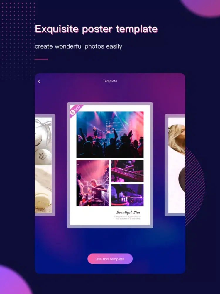 Zrzuty ekranu 1000 Followers - Poster Style iPad 