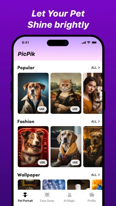 PicPik-AI Pet Portrait স্ক্রিনশট