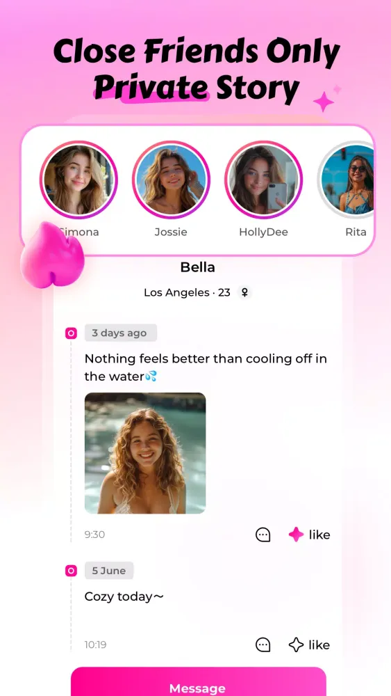 Tangkapan layar Strangers Dating & Chat - PicU