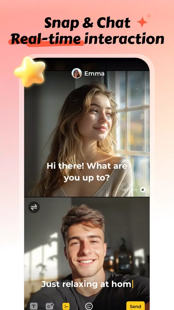 Tangkapan layar Strangers Dating & Chat - PicU