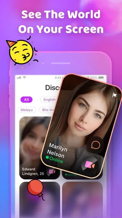 Screenshot di Picup - chat with strangers