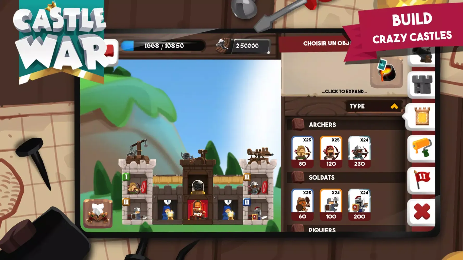 Castle War: Idle Island Screenshots