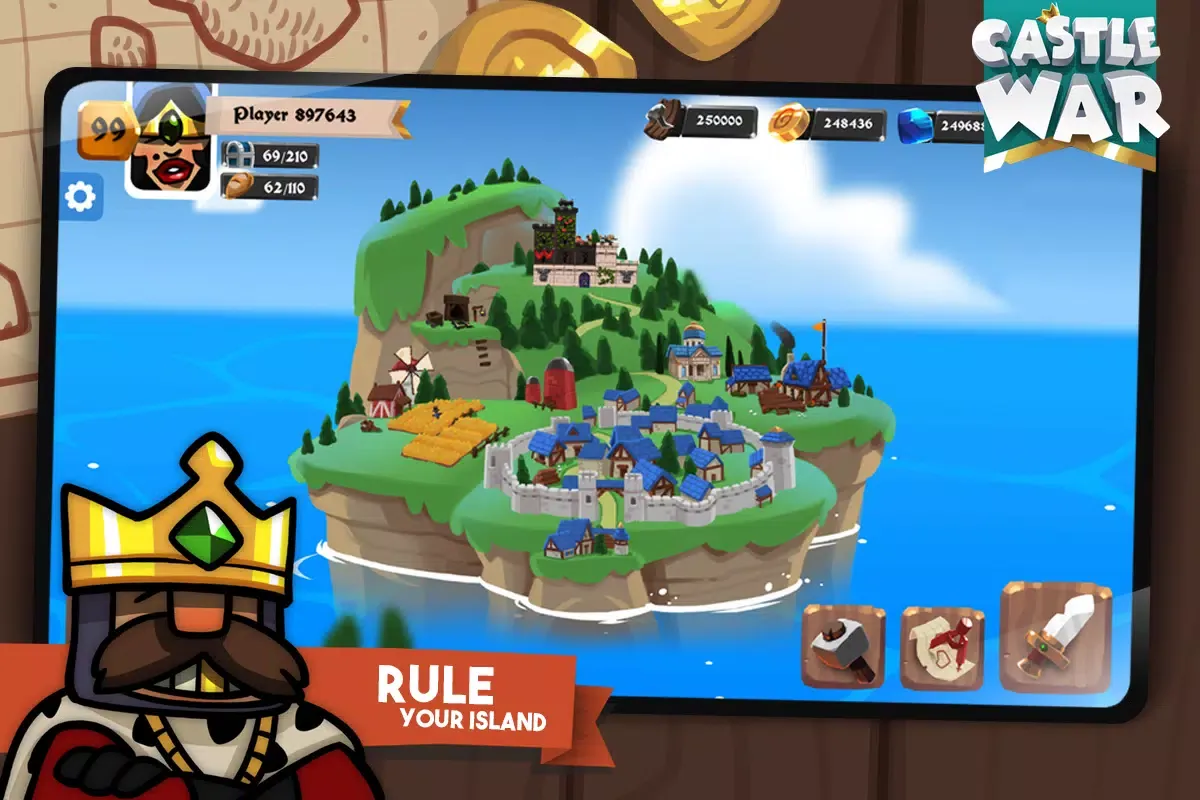 Castle War: Idle Island Screenshots