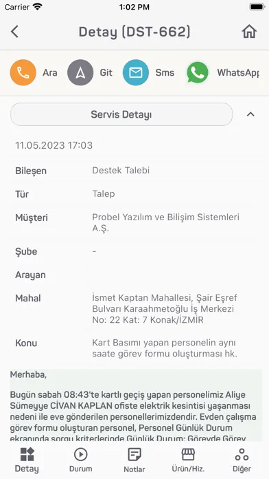 Tales Servis 스크린샷