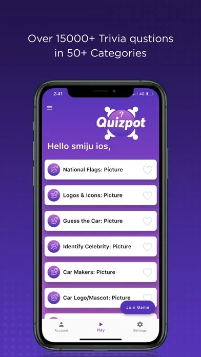 Quizpot: Multiplayer GK Trivia 스크린샷