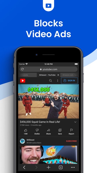 Ảnh chụp màn hình của Halt: AdBlock Browser