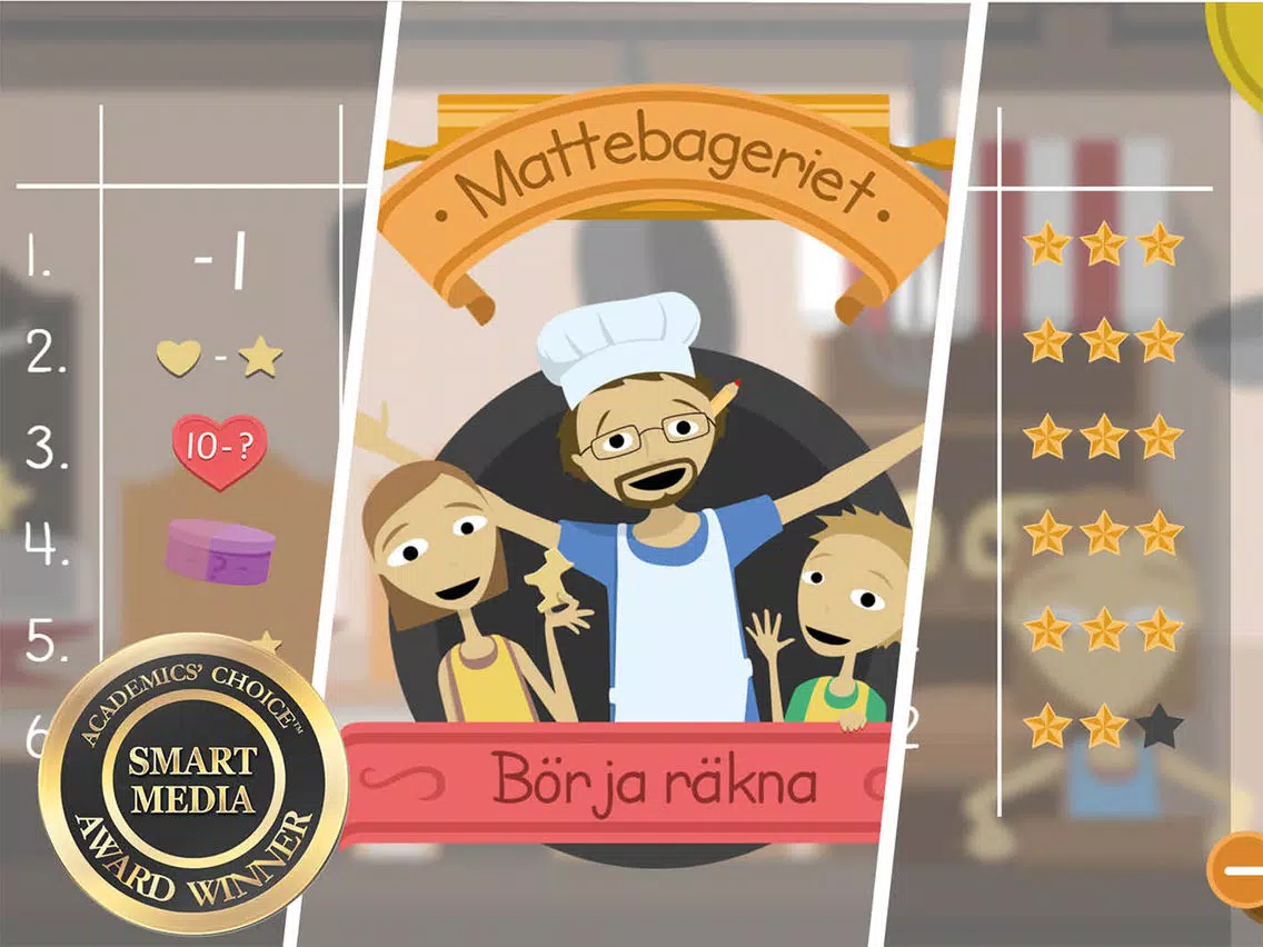 Mattebageriet 1 - Börja räkna iPad  Screenshots