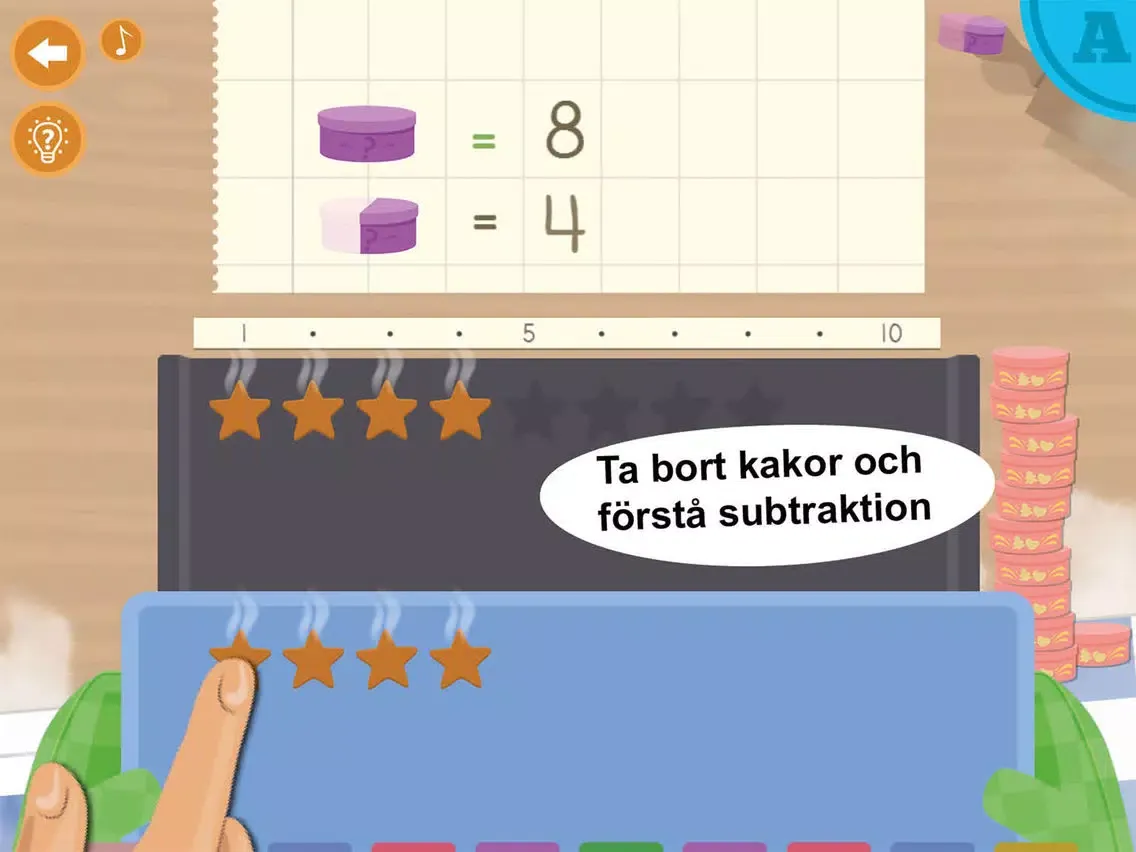 Capturas de tela do Mattebageriet 1 - Börja räkna iPad 