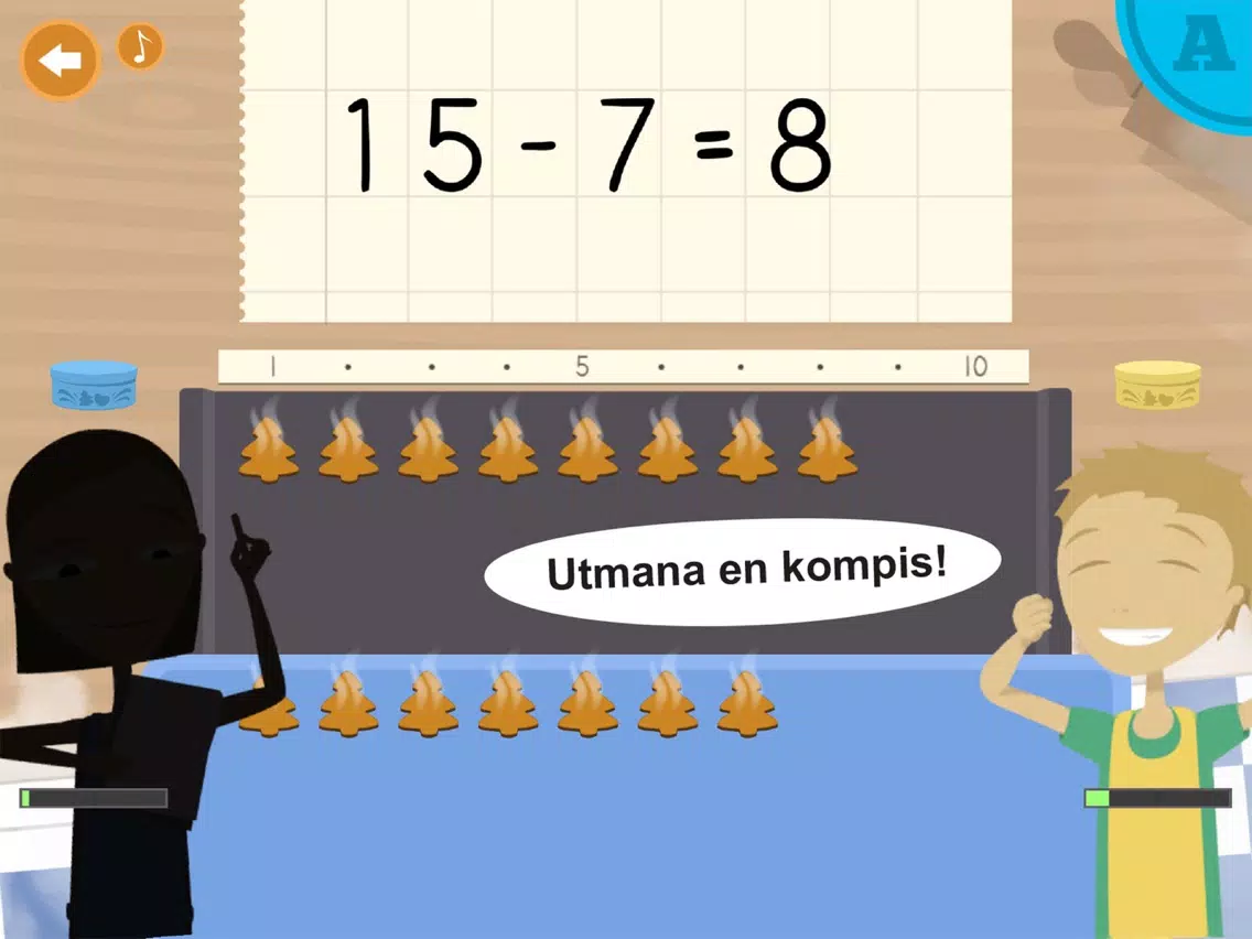 Mattebageriet 1 - Börja räkna iPad  Screenshots