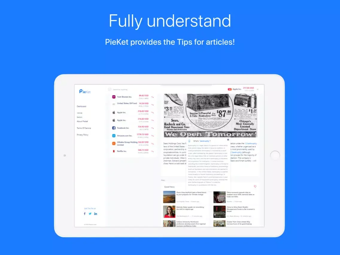 Ảnh chụp màn hình của PieKet iPad 