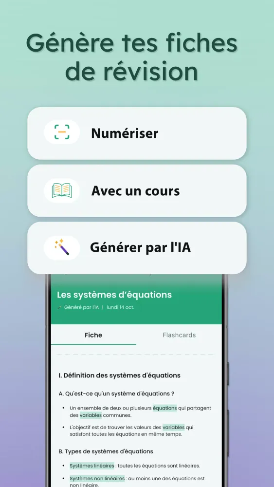 Captures d'écran de Devoirs Maîtrisés