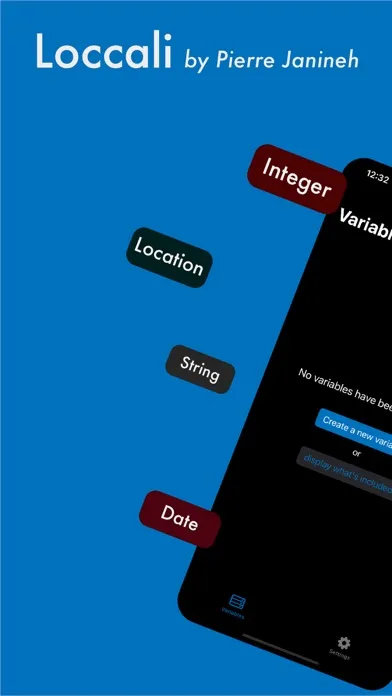 Tangkapan skrin Loccali: for Shortcuts