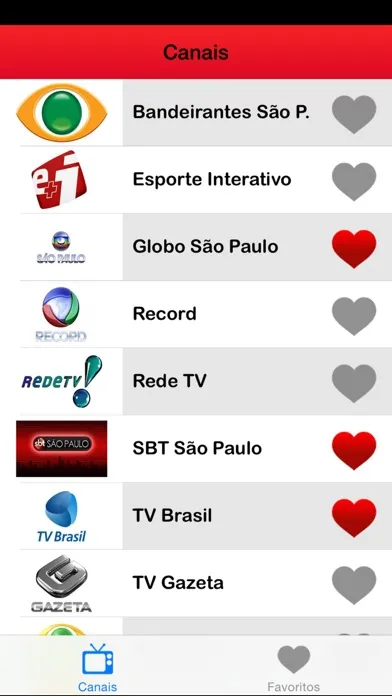 Captures d'écran de ► TV programação Brasil: Brasileiros TV-canais Programa (BR) - Edition 2014