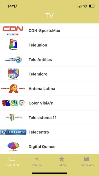 Capturas de tela do ► TV guía República Dominicana