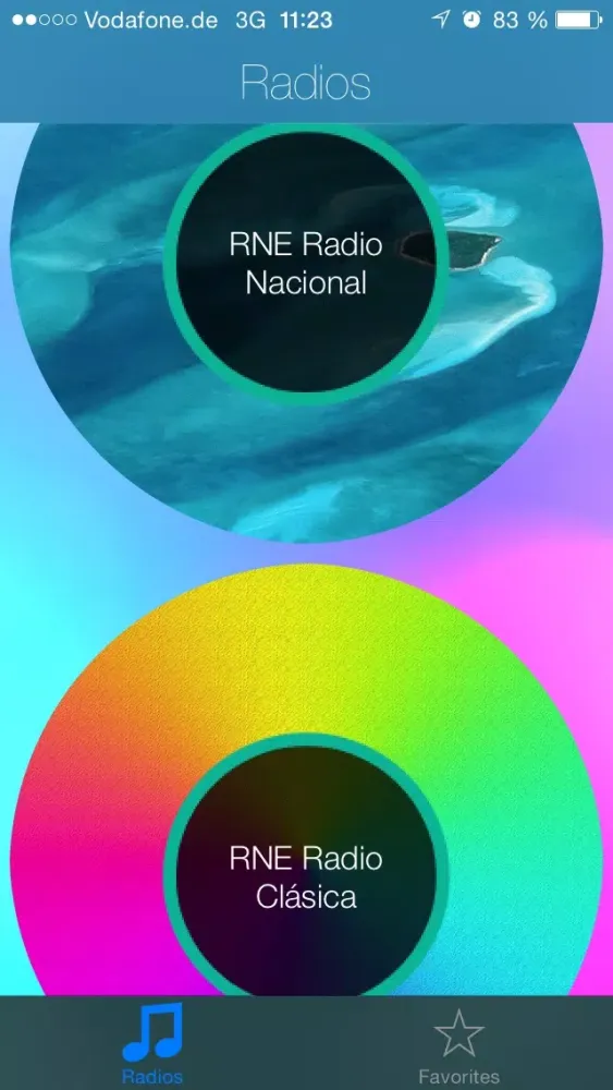 Captures d'écran de Radio España (ES) : Radios y Música de España y de otros países (bonus Noticias y Pies) - Spain