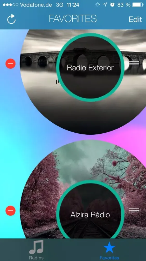 Captures d'écran de Radio España (ES) : Radios y Música de España y de otros países (bonus Noticias y Pies) - Spain