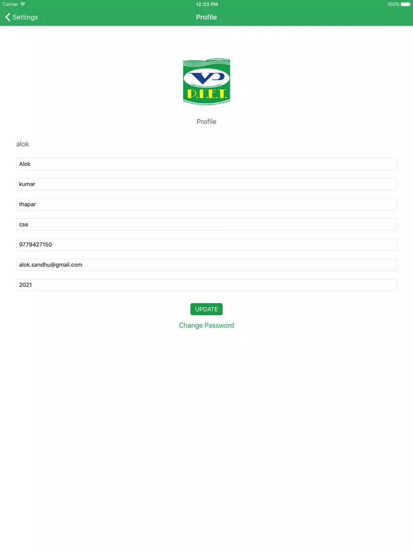 P.I.E.T iPad 应用截图
