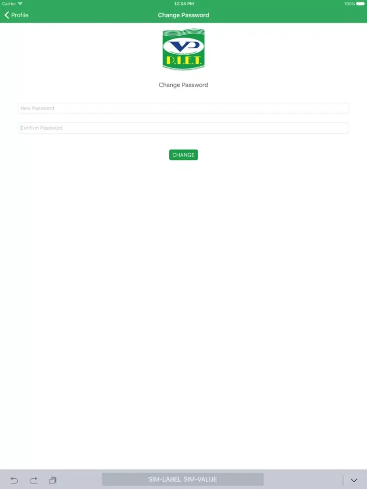 P.I.E.T iPad  স্ক্রিনশট