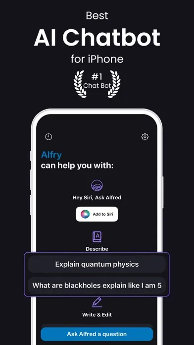 Скриншоты Alfry AI: ChatBot Assistant