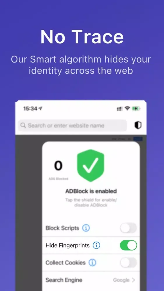 Ares Secure Browser & ADBlock Screenshots