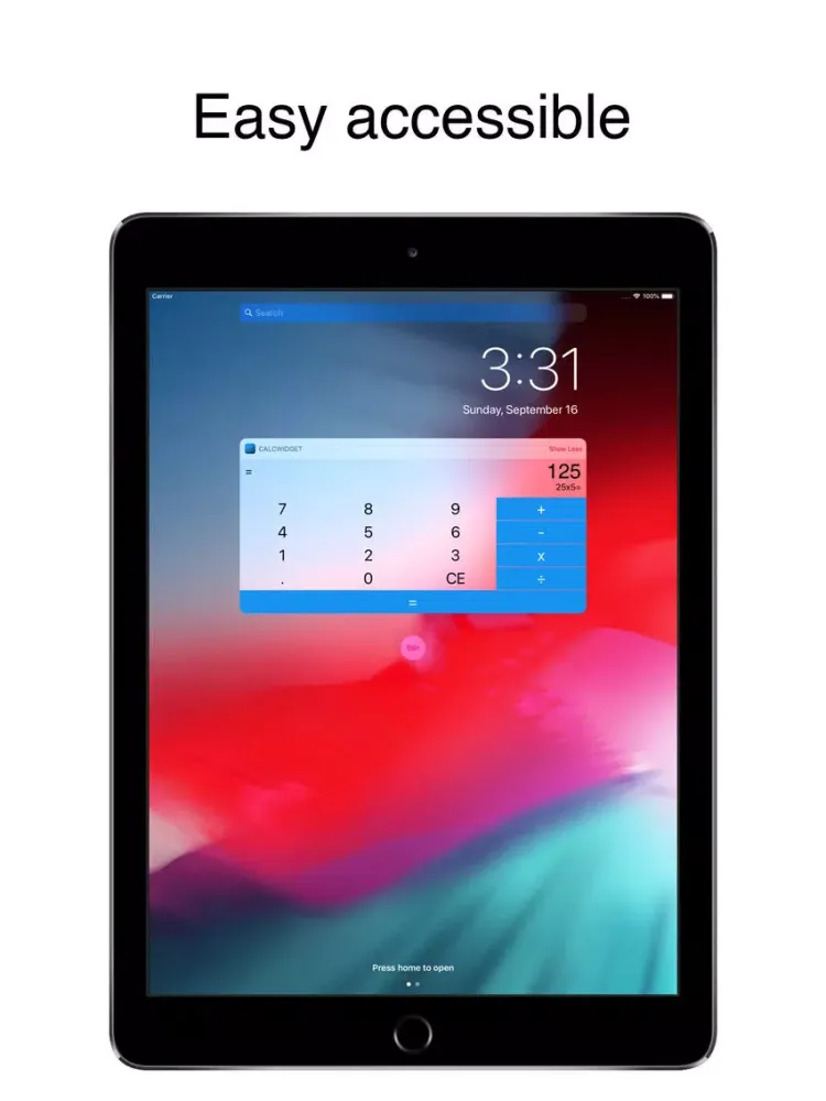 EasyCalc iPad  スクリーンショット