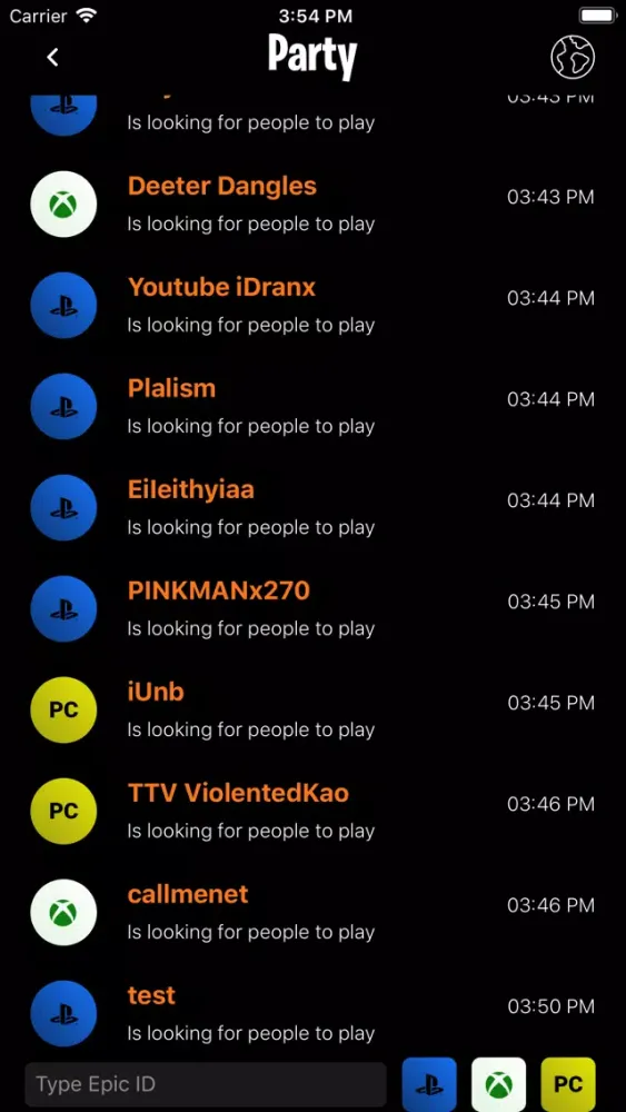 Dashboard for Fortnite سکرین شاٹس