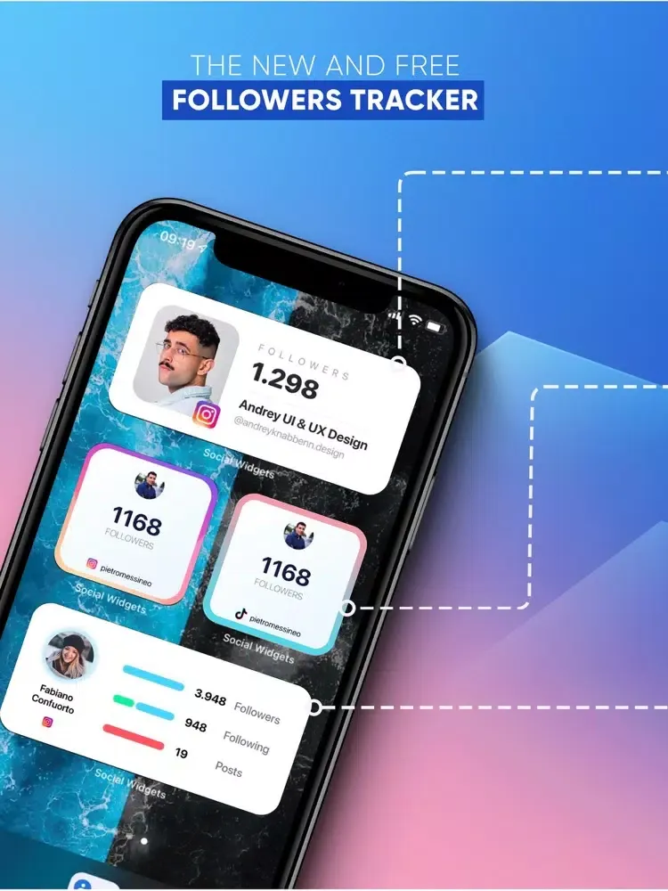Ảnh chụp màn hình của Social Widgets: iPad 