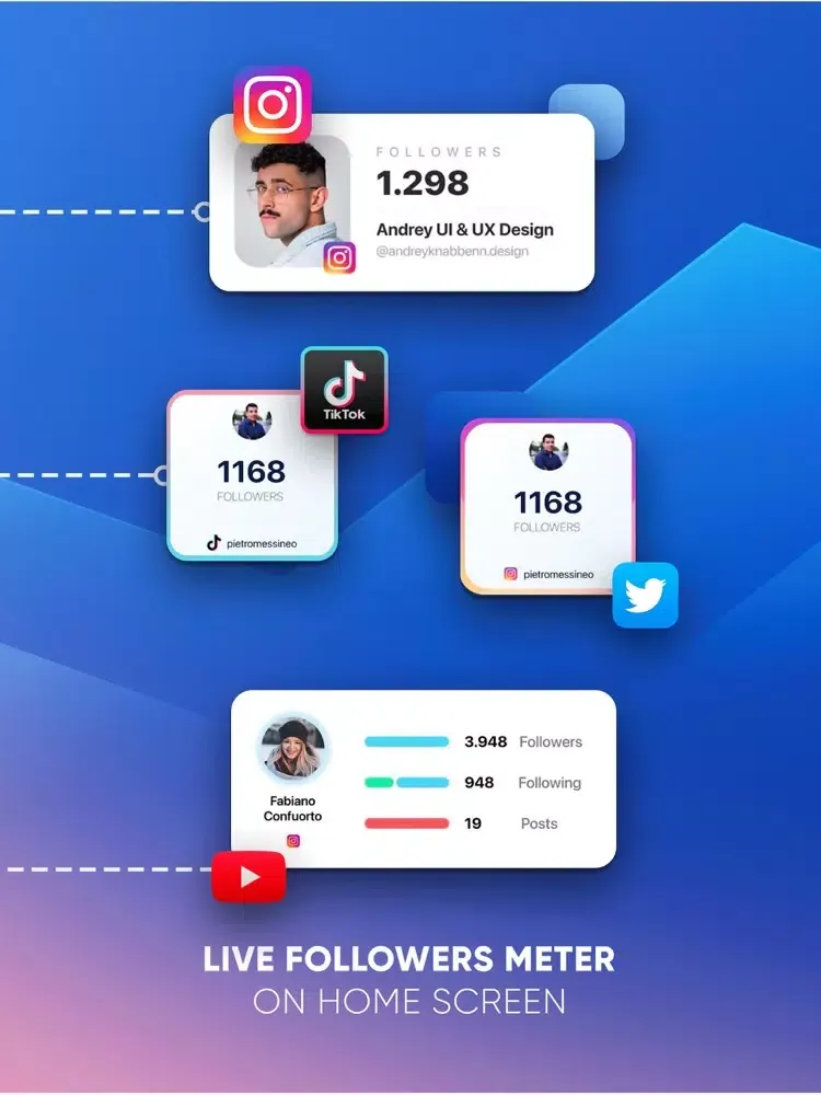 Ảnh chụp màn hình của Social Widgets: iPad 