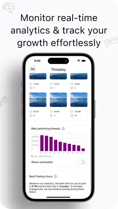 Threadsy: Stats for Threads স্ক্রিনশট