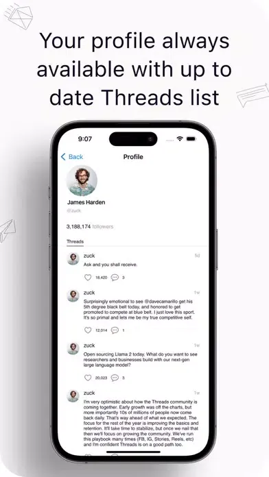 Threadsy: Stats for Threads স্ক্রিনশট