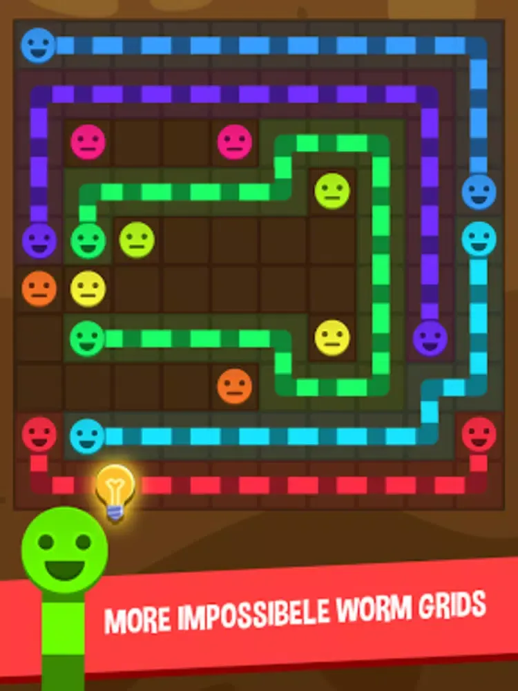 Worms Connect 3D iPad  Screenshots