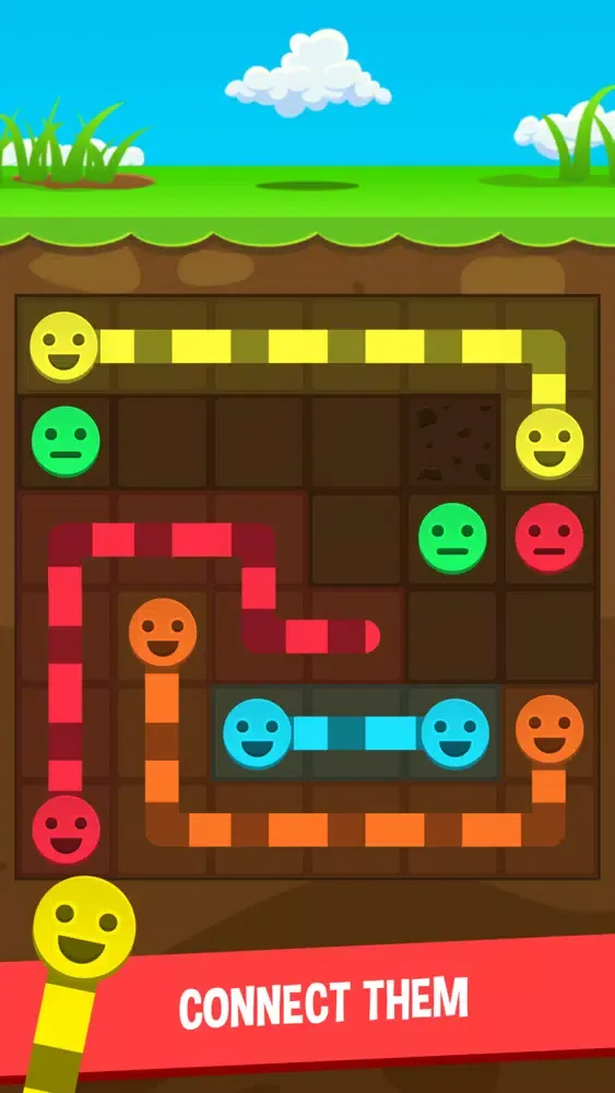 Worms Connect 3D Screenshots