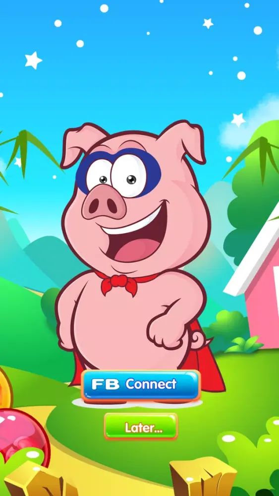 Pig Rescue Bubble Shooter应用截图