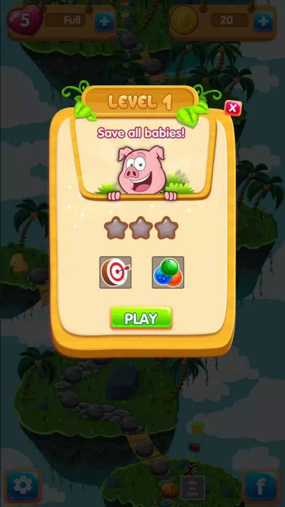 Pig Rescue Bubble Shooter应用截图