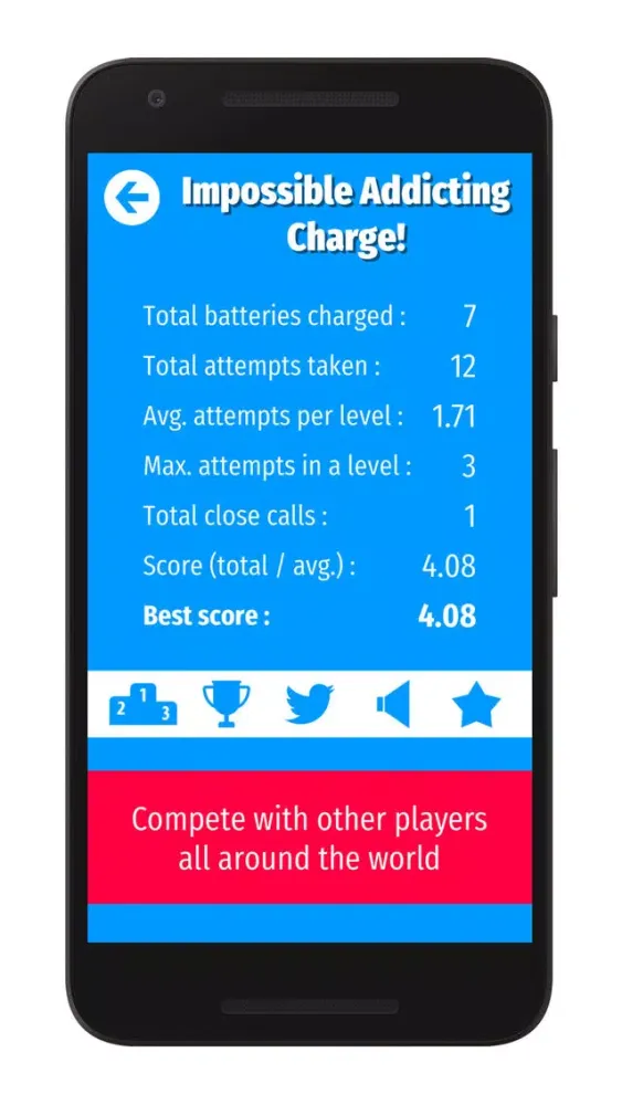 Ảnh chụp màn hình của Impossible Addicting Charge