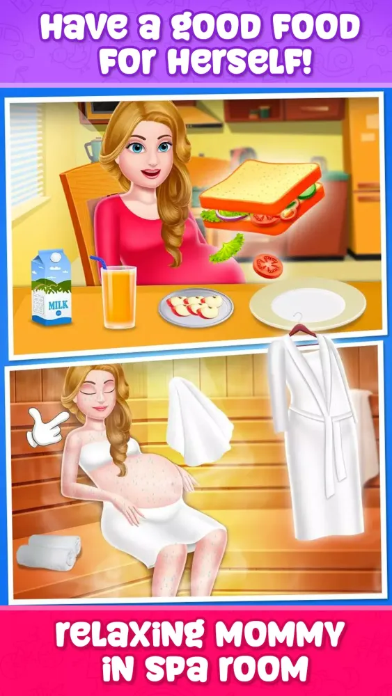 newborn babyshower party game Screenshots