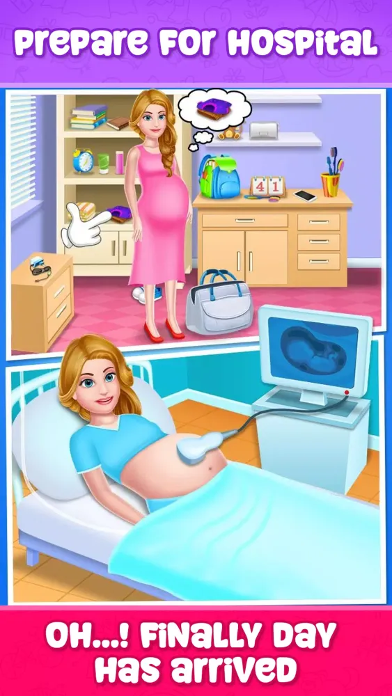 newborn babyshower party game Screenshots