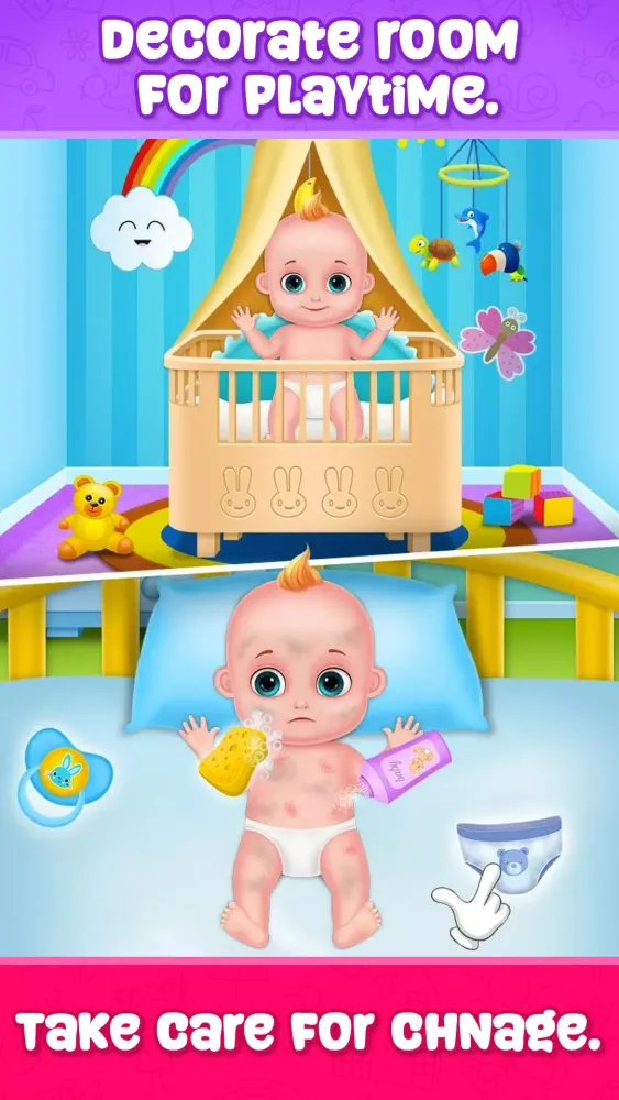 newborn babyshower party game Screenshots