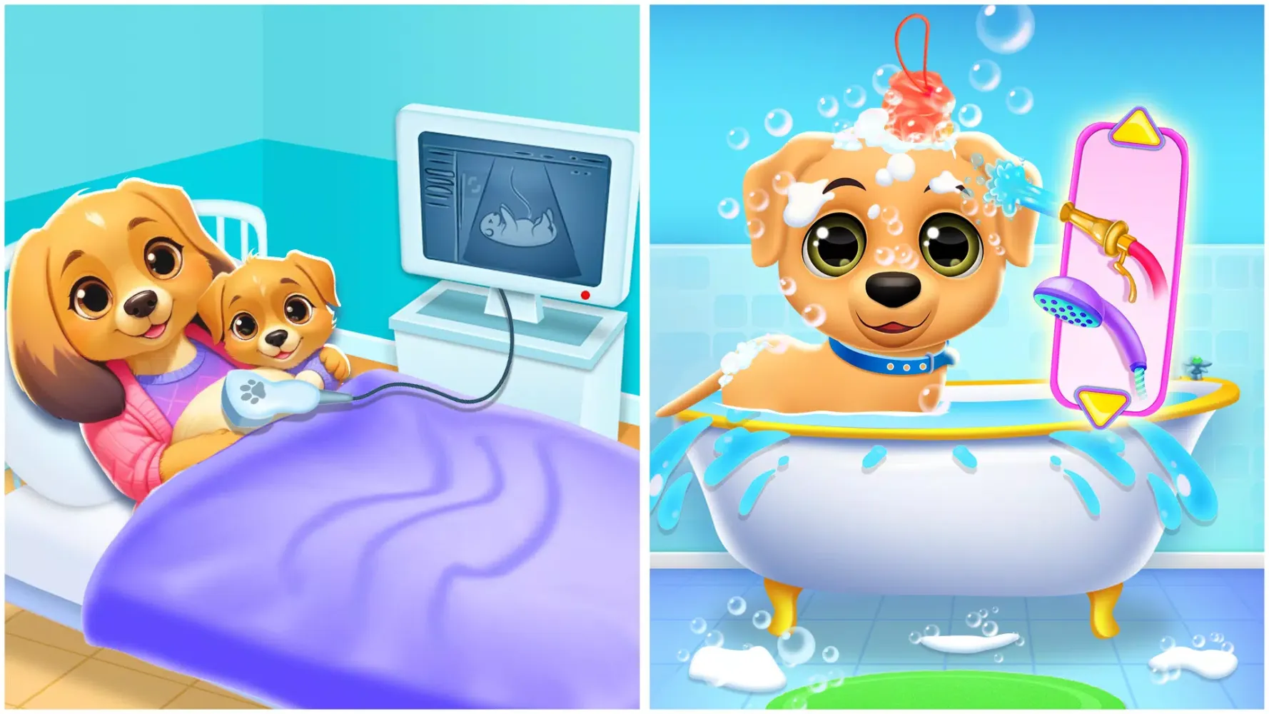 تصاویر newborn babyshower - dog game
