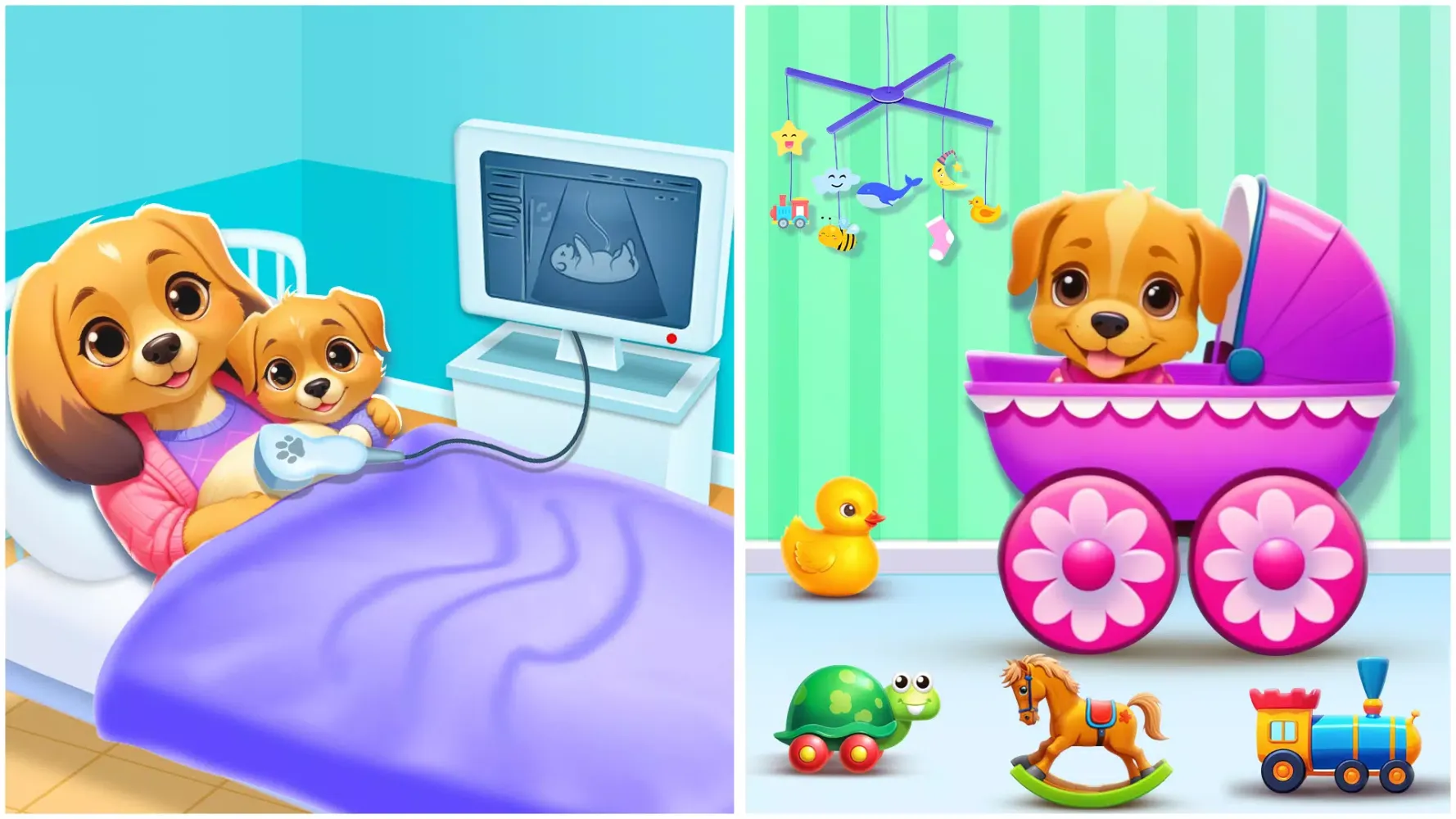 تصاویر newborn babyshower - dog game