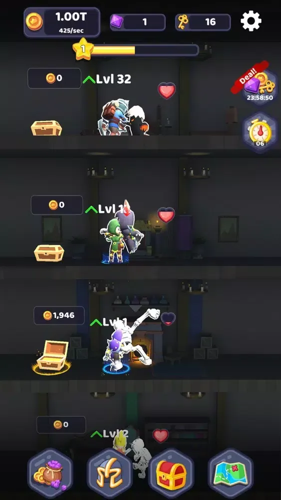 Idle Heroes Dundeon: Adventure Ekran Görüntüleri