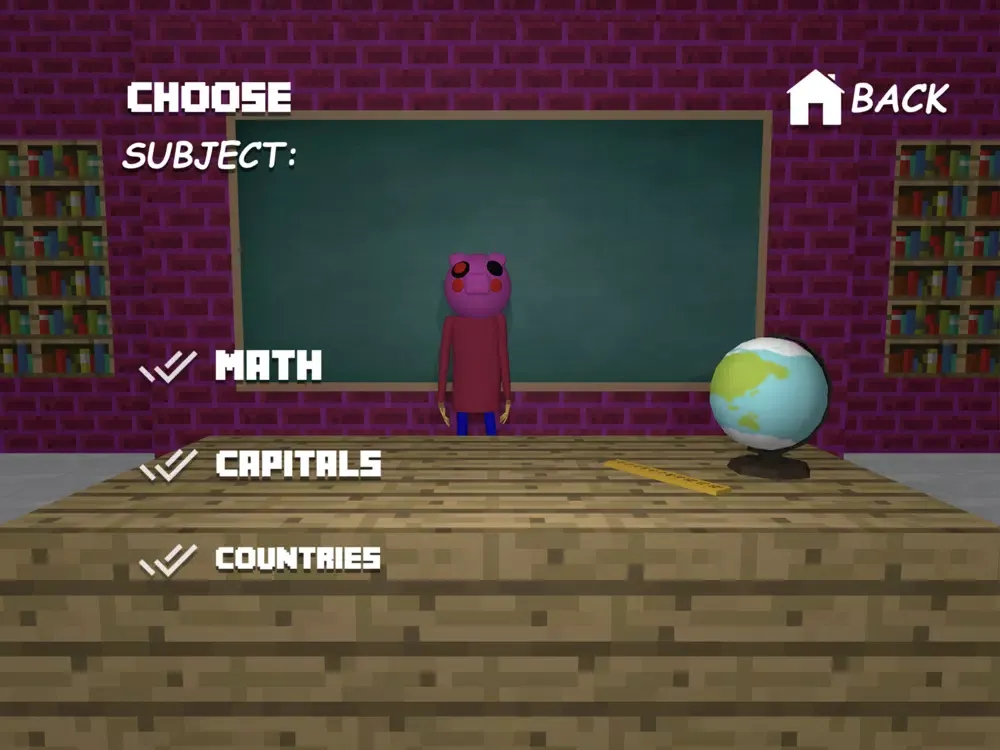 تصاویر Piggy Baldi Scary School iPad 
