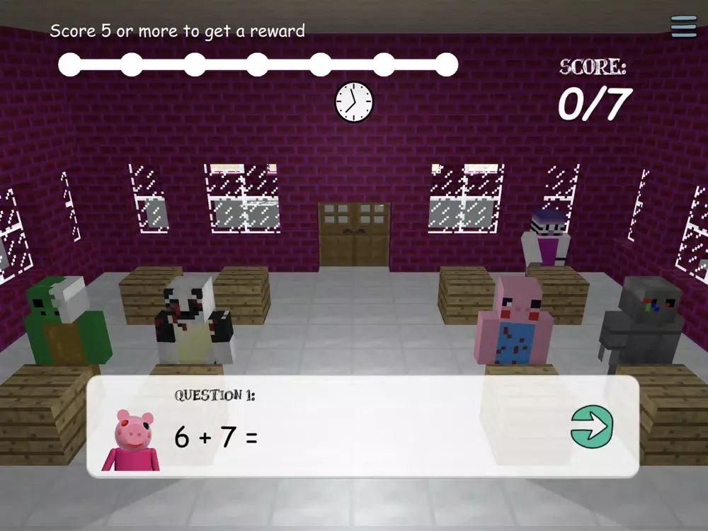 تصاویر Piggy Baldi Scary School iPad 