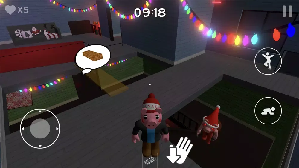Screenshot di Piggy is Santa Claus!