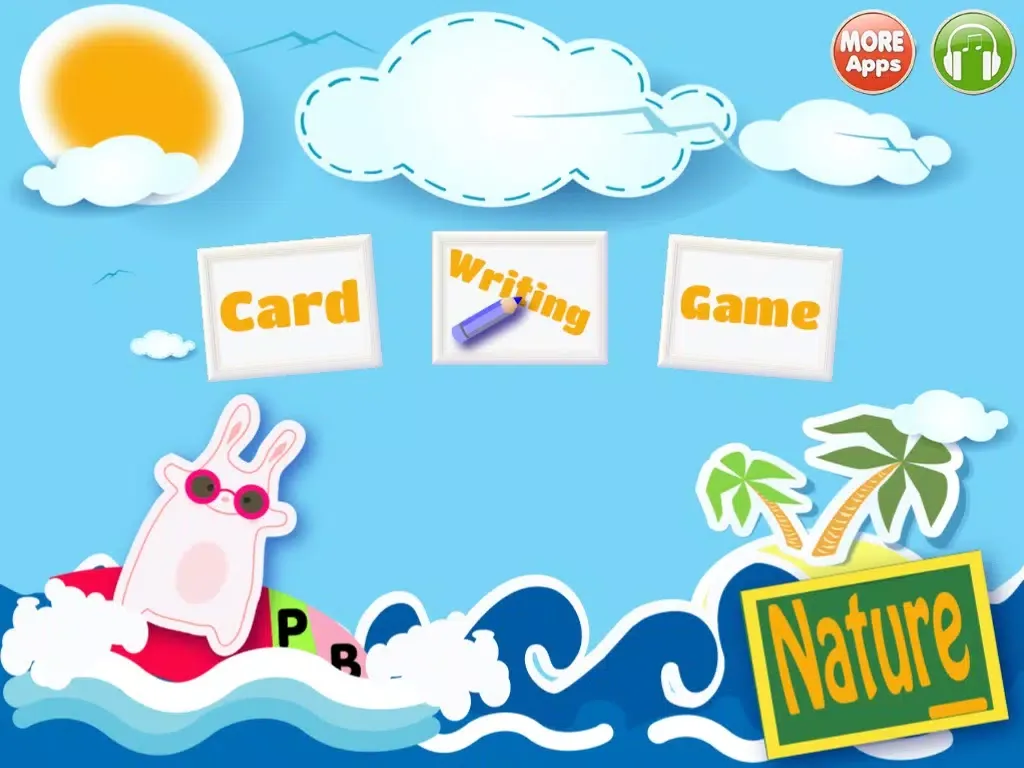 Tangkapan skrin ABC Alphabet Nature Flashcard Write iPad 