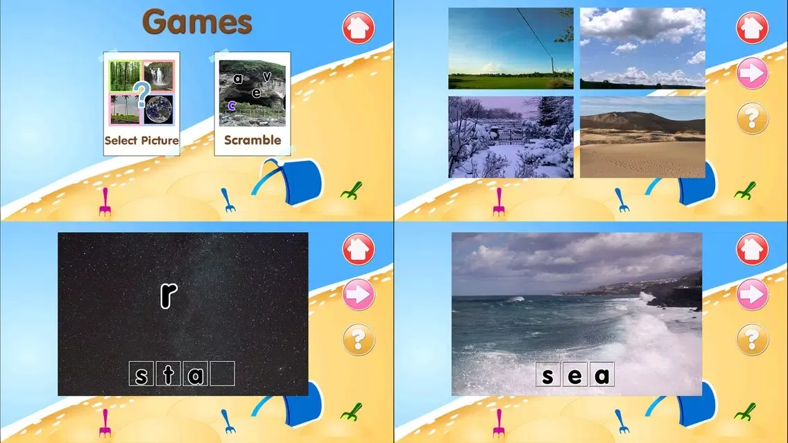 Tangkapan skrin ABC Alphabet Nature Flashcard Write