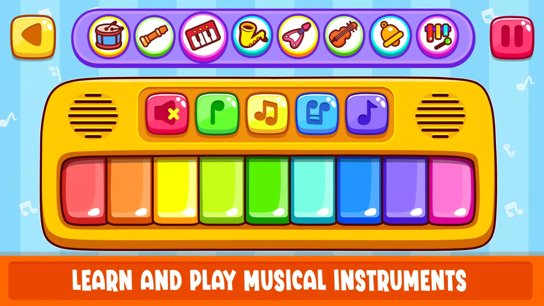 Скриншоты Piano Kids Toddler Music Games