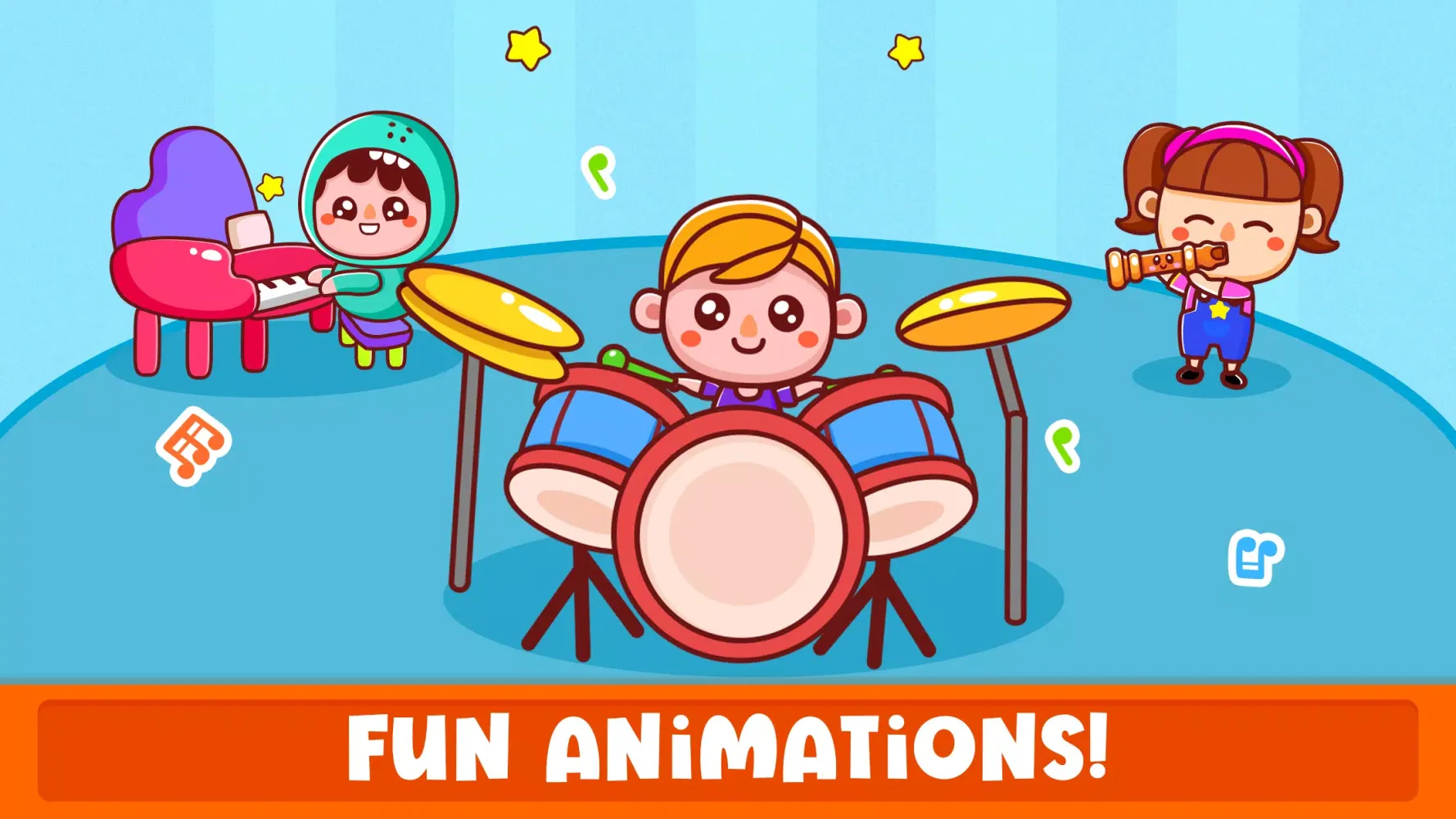 Скриншоты Piano Kids Toddler Music Games